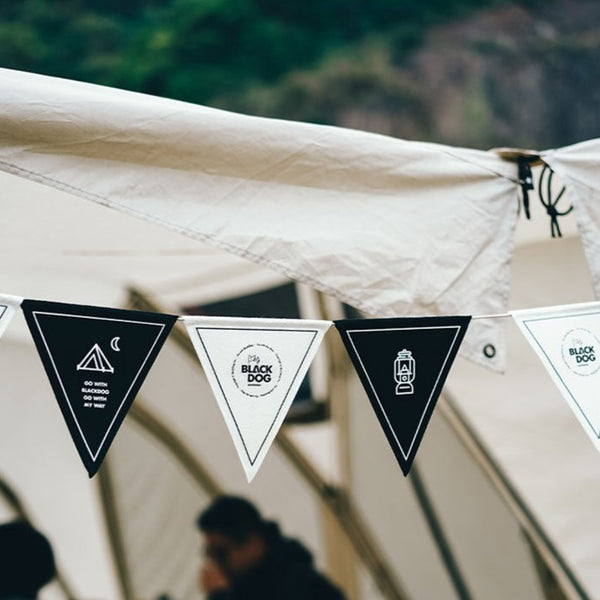 Blackdog Camping Atmosphere Flags
