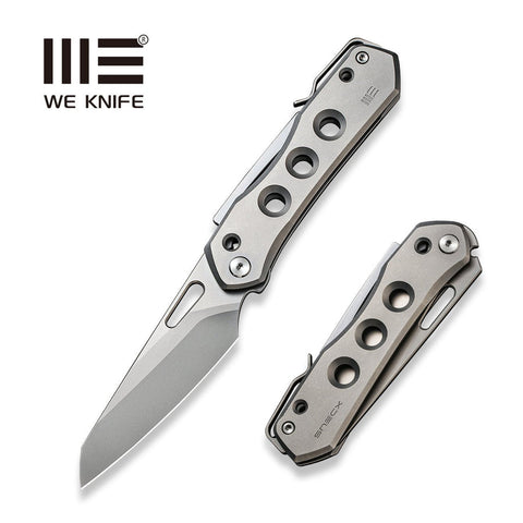 WEKNIFE Vision R Manual Thumb Knife Titanium Handle