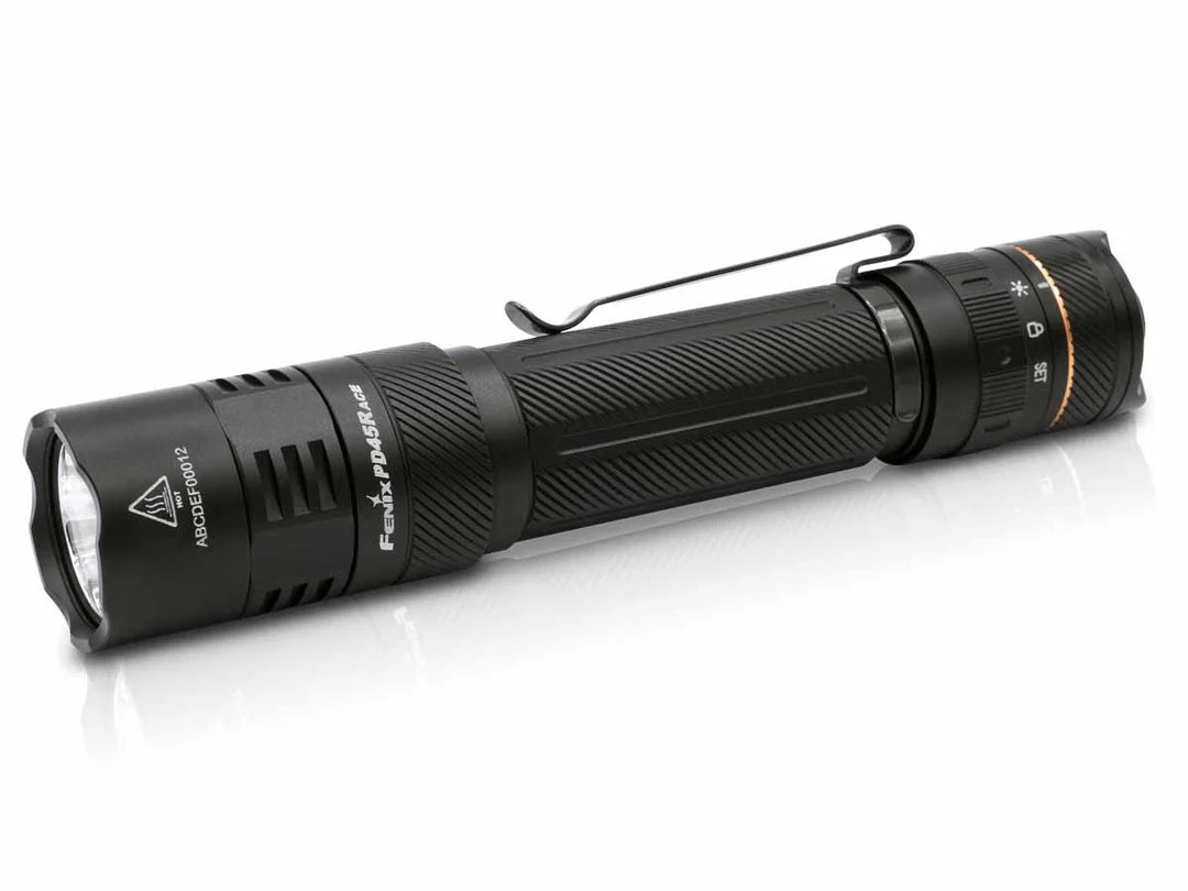fenix 3200 lumen flashlight PD40R V3.0 Rechargeable System continuously monitors the ambient light and adjusts the light output automatically to ensure perfect view and at the same time improve the search efficiency Fenix PD45R ACE 3200 Lumen