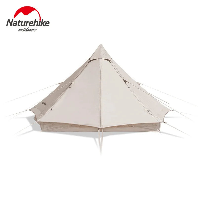 naturehike pyramid tent Naturehike Brighten 6.4 Cotton Pyramid Tent 6-8 person – GL Extra Enterprise