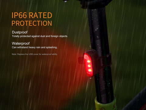 Fenix BC05R Multifunctional Rechargable Bicycle Taillight 10 Lumens