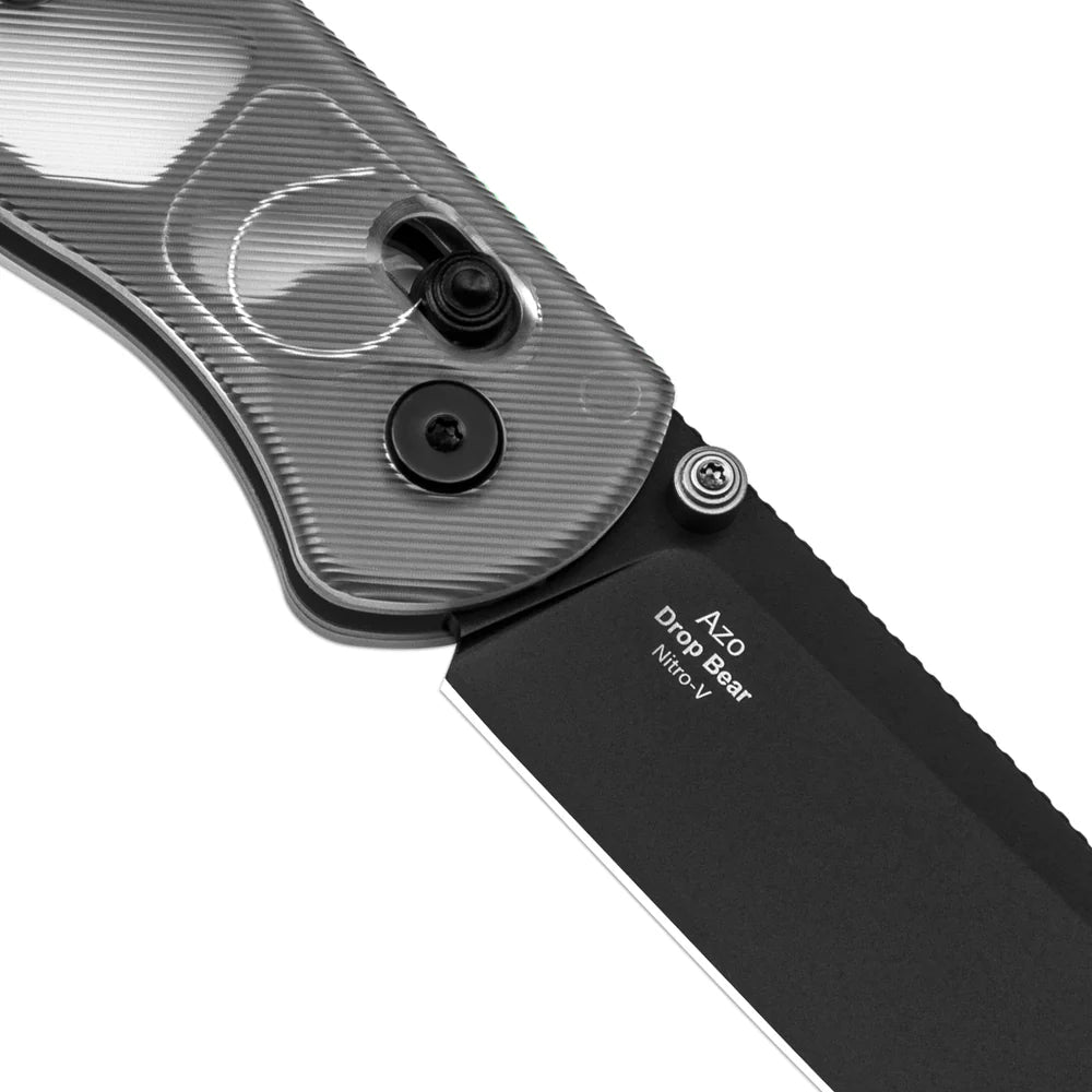 KIZER Drop Bear Nitro-V Blade Acrylic Handle Clutch Lock 2.97"