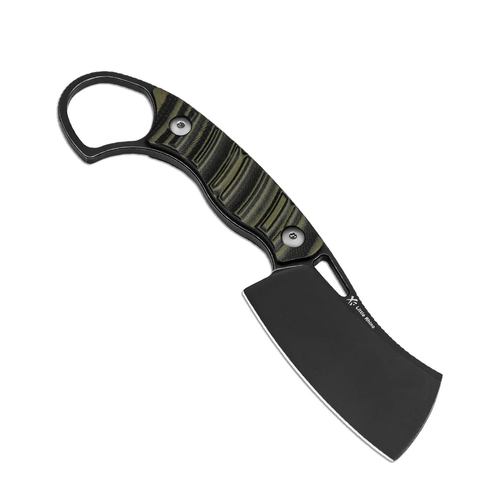 KIZER Little Rhino D2 Blade G10 Olive/Black Handle 2.72"