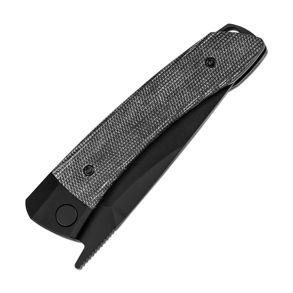 KIZER Mini Momo 154cm Blade Aluminum + Macarta Handle Liner Lock 3.2"