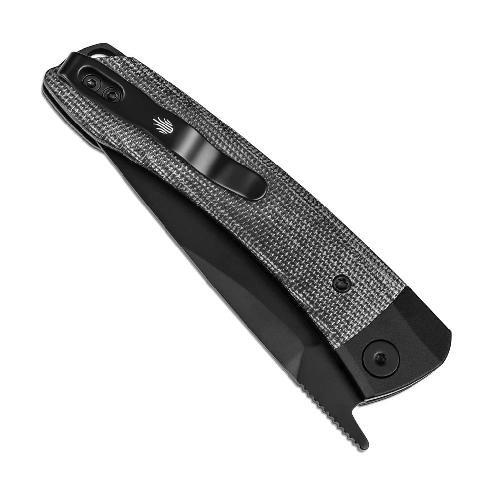 KIZER Mini Momo 154cm Blade Aluminum + Macarta Handle Liner Lock 3.2"