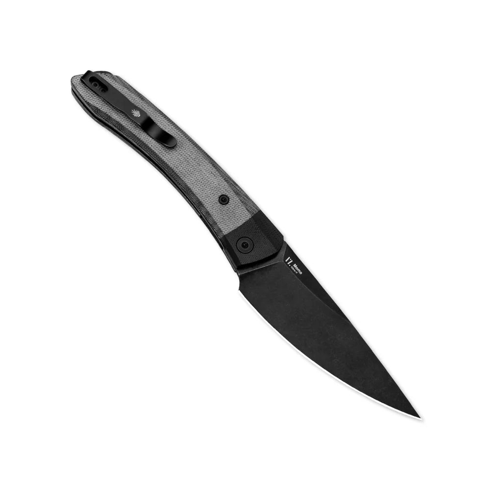 KIZER Momo Nitro-V Blade Black G10+ Micarta Handle Liner Lock 4.1"
