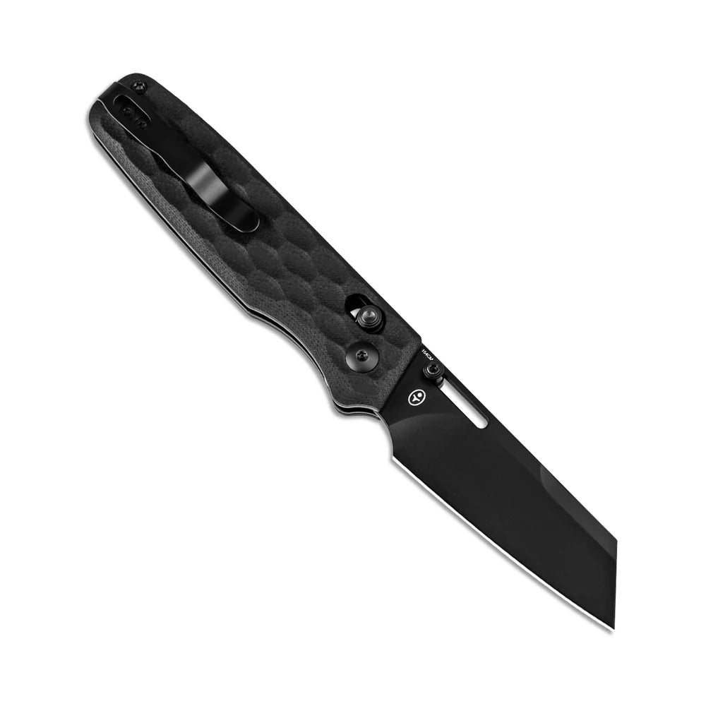 KIZER Task Black Blade Black G10 & Clutch Lock 3.04"