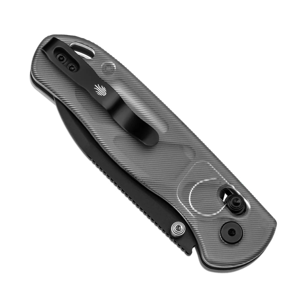 KIZER Drop Bear Nitro-V Blade Acrylic Handle Clutch Lock 2.97"