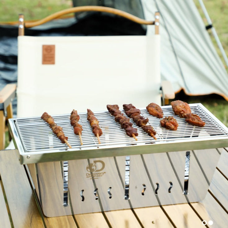[CLEARANCE] Discovery Adventures Outdoor Foldable Charcoal BBQ Grill