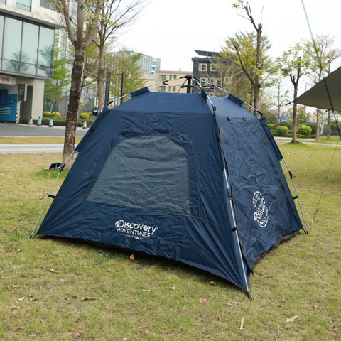 Discovery Adventures 2-3p Automatic Pop Up Camping Tent Blue