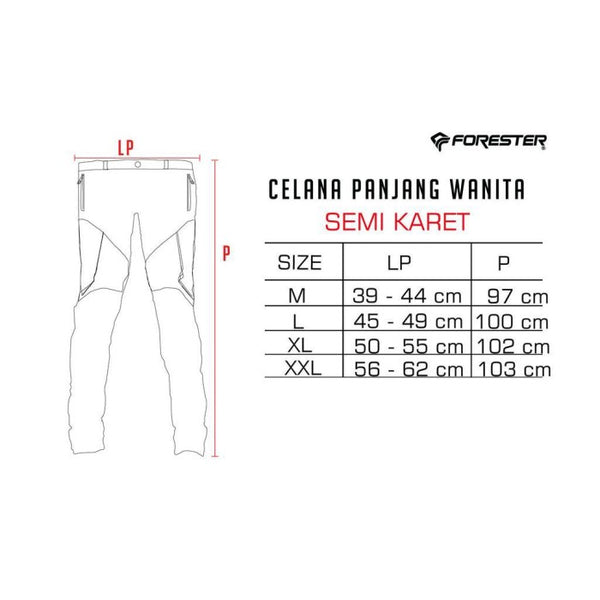 Forester CLF 08370 Wolve Womens Long Pants