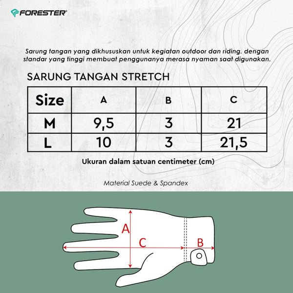 Forester STF 06169 Short Gloves