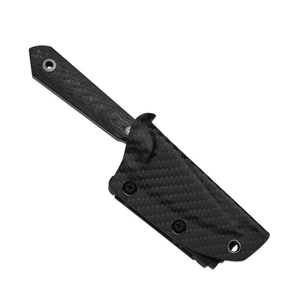 KIZER Mini Harpoon M390 Blade Carbon Fiber Handle 3"
