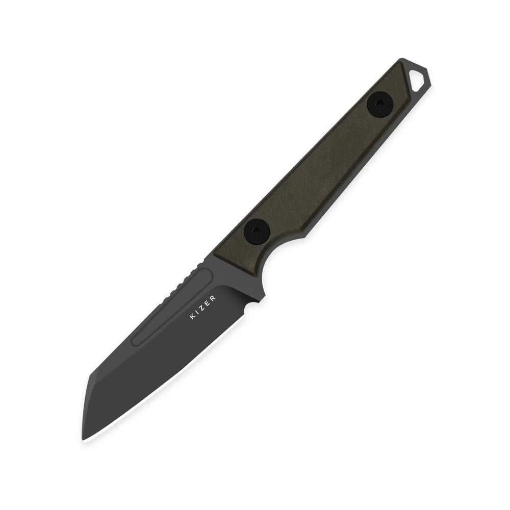 KIZER Phasmids AEB Blade Chocolate Glacier Handle 2.79"
