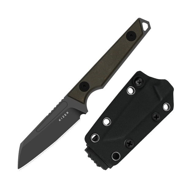KIZER Phasmids AEB Blade Chocolate Glacier Handle 2.79
