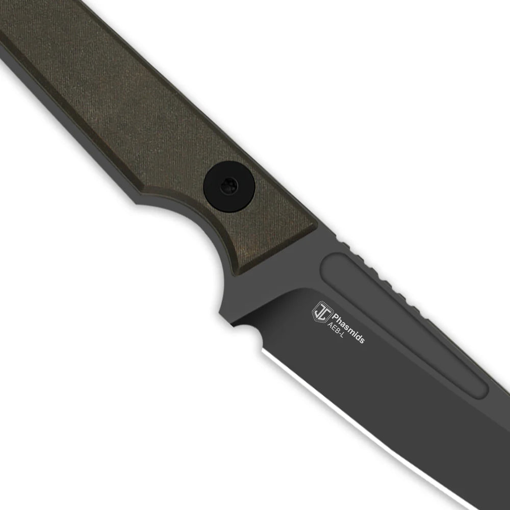 KIZER Phasmids AEB Blade Chocolate Glacier Handle 2.79"