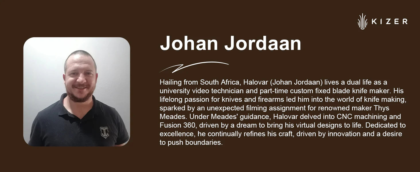 KIZER Phasmids AEB Blade Satin Micarta Handle 2.79"