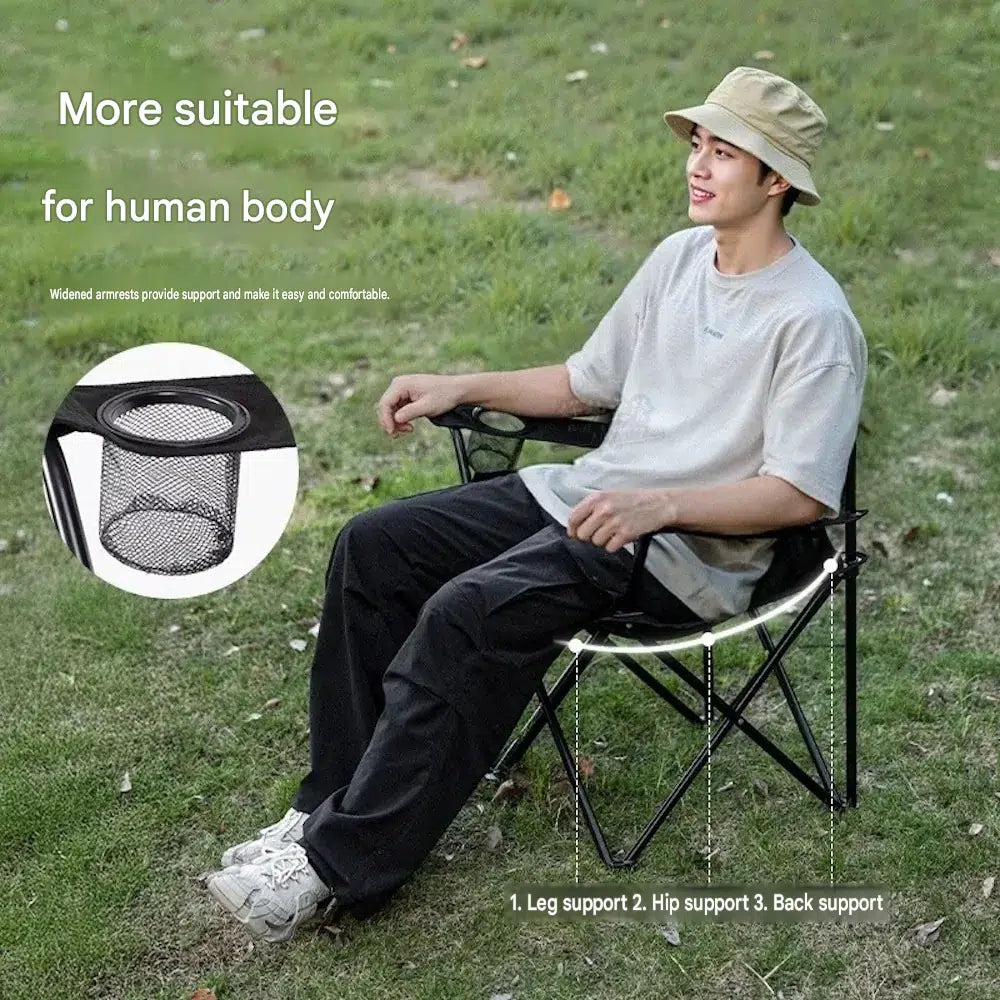 Blackdog Zen Chair Folding Armrest Chair