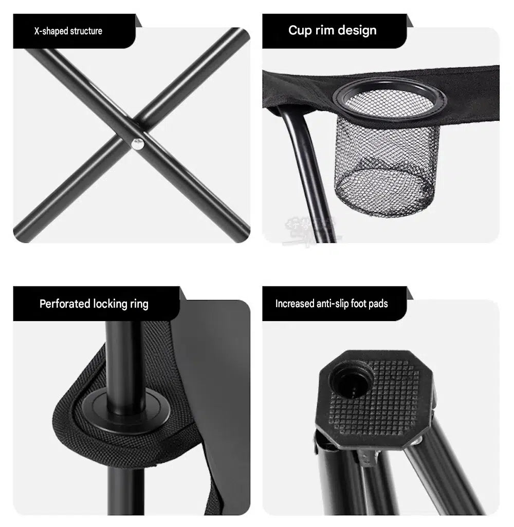 Blackdog Zen Chair Folding Armrest Chair