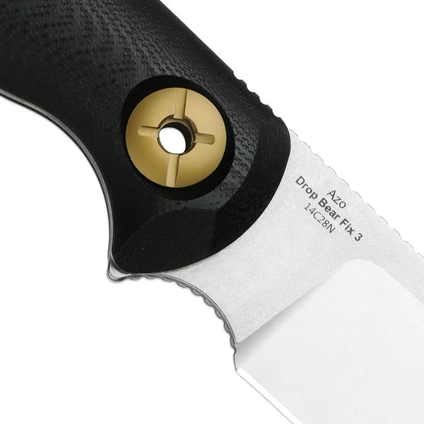 KIZER Drop Bear Fix 3 14C28N Blade G10 Fixed Blade 3.8