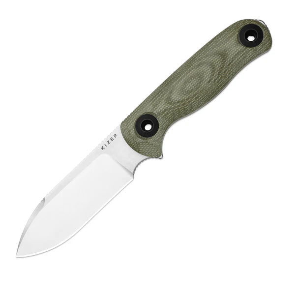 KIZER Drop Bear Fix 3 14C28N Blade G10 Fixed Blade 3.8"