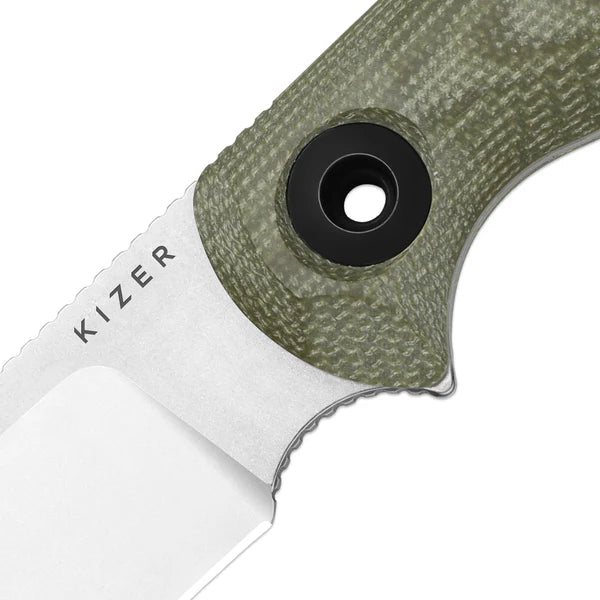 KIZER Drop Bear Fix 3 14C28N Blade G10 Fixed Blade 3.8"