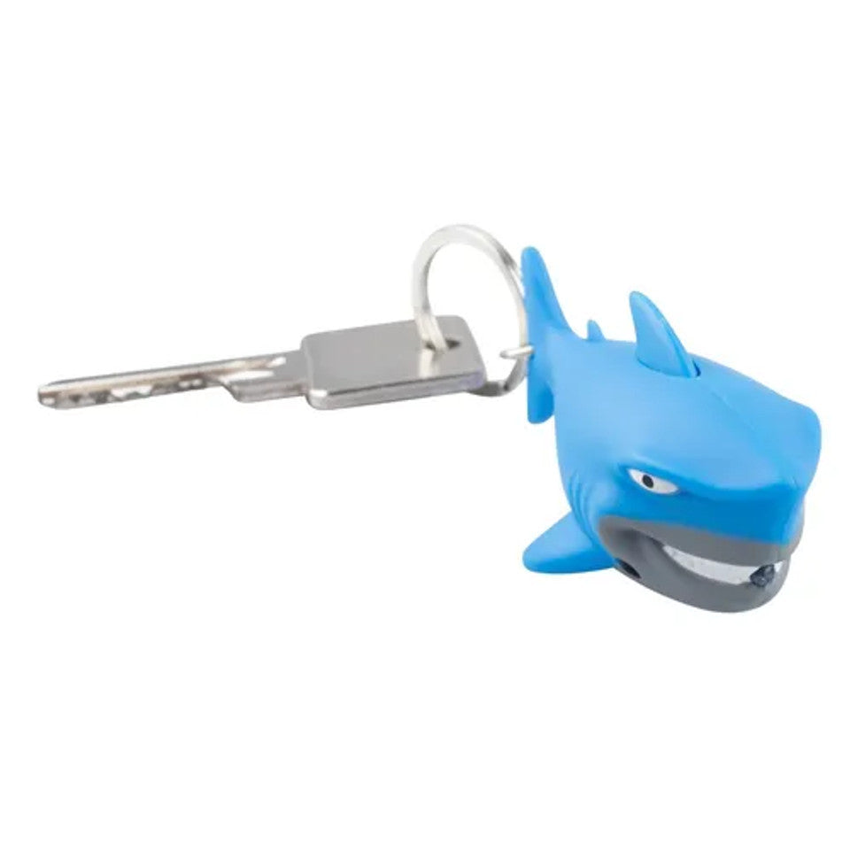 Munkees Shark Led Flashight Keychain with Sound