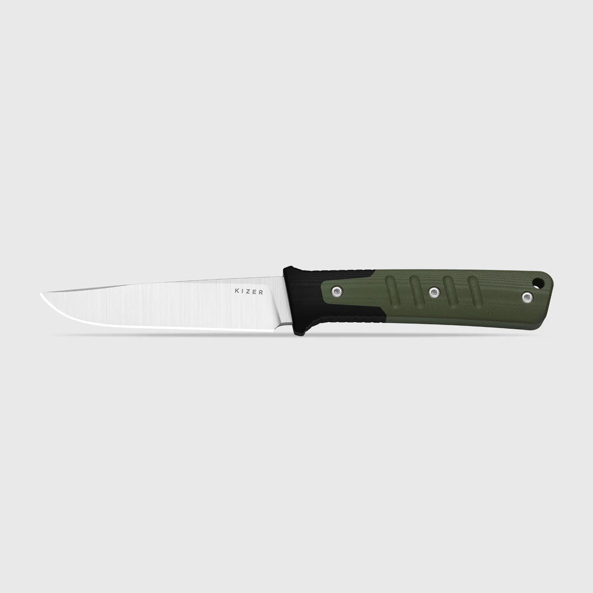 KIZER Area Eight AEB-L Blade G-10 Fixed Blade 4.23"