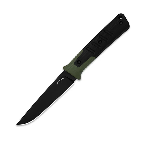 KIZER Area Eight AEB-L Blade G-10 Fixed Blade 4.23"