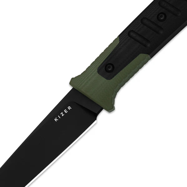 KIZER Area Eight AEB-L Blade G-10 Fixed Blade 4.23"