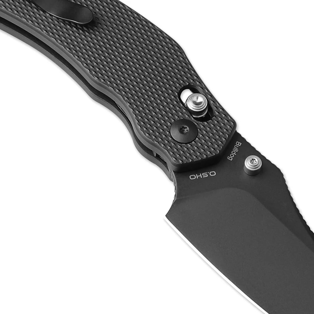KIZER Bulldog Nitro-V Blade Aluminum BK & Clutch Lock 3"