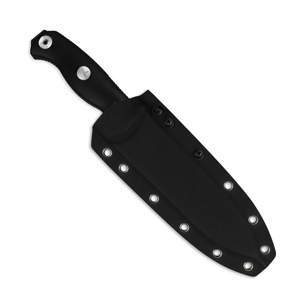 KIZER Drop Bear Fix 7 1095 Blade Black Coating G10 Handle 6.51"