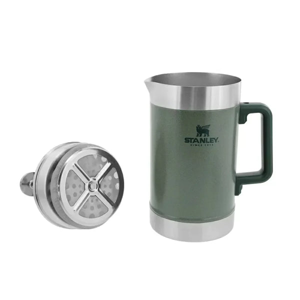 Stanley Classic Vacuum French Press 48oz/1.4L Hammertone Green