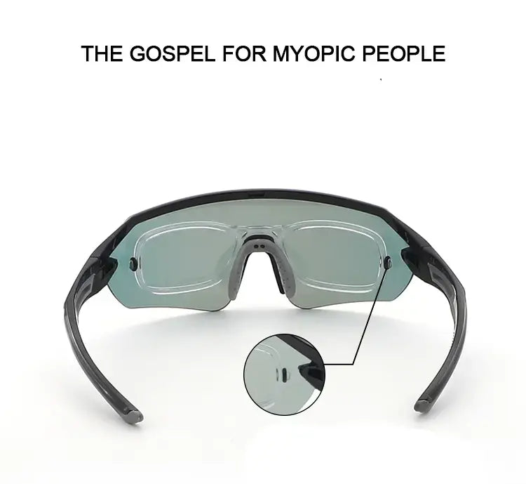Xunqi XQ- 556A Polarized Multi Lens Black Frame and Black/Red Lens