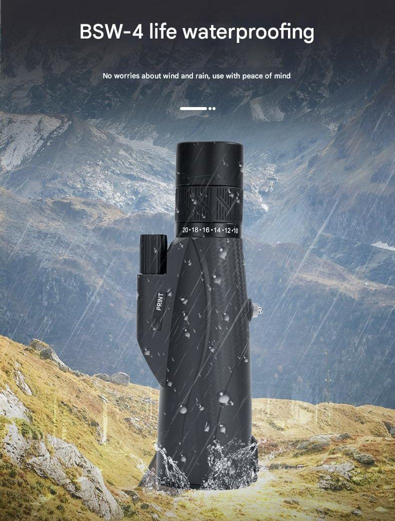 BOSMA Focus 10-20X50M Monoculars