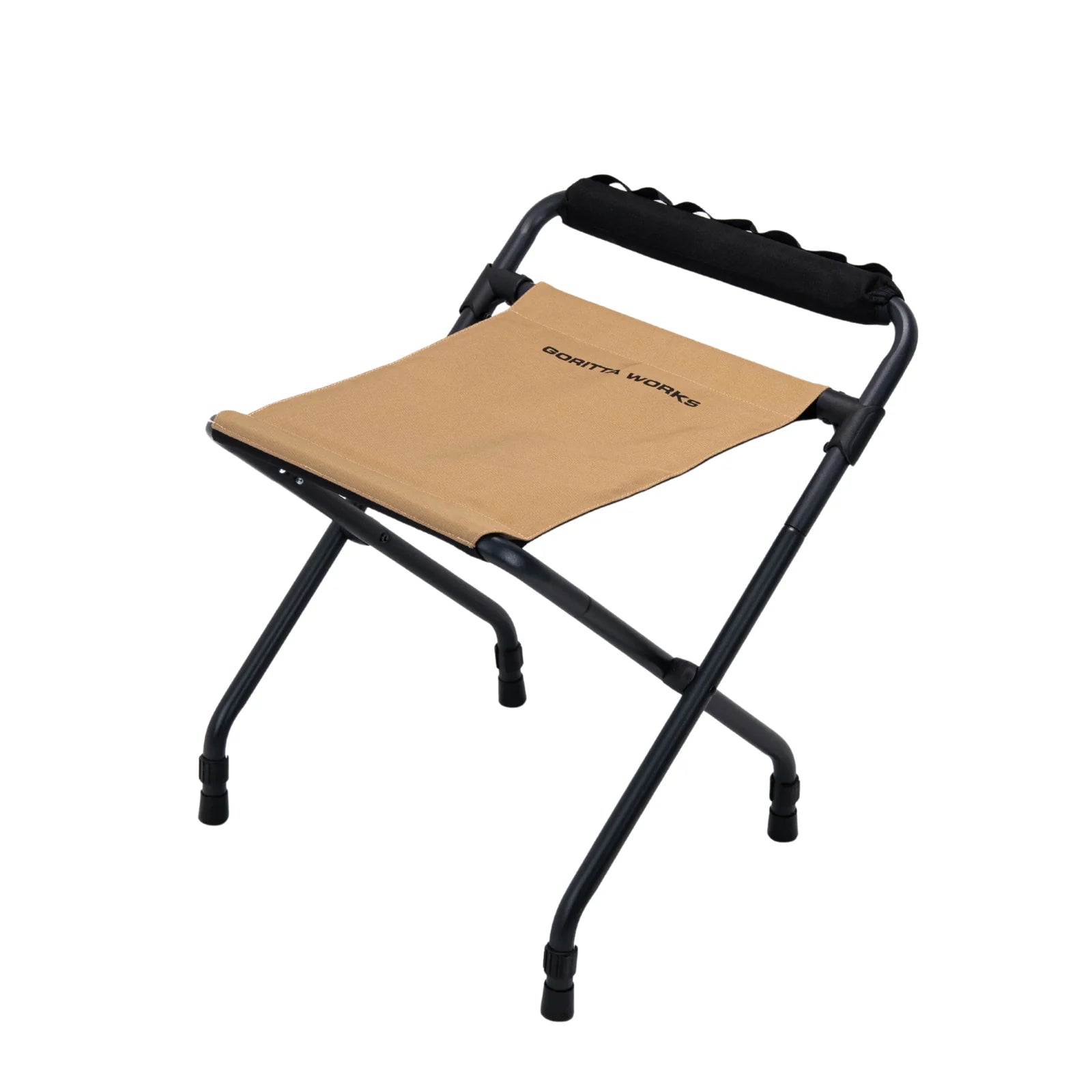 Goritta Works Height-Adjustable Folding Stool w/ Armrests