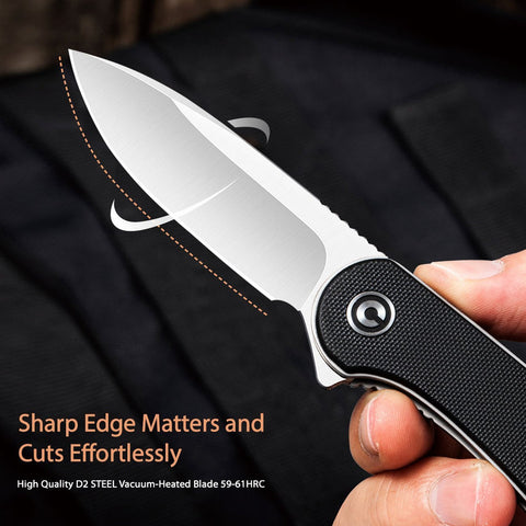 CIVIVI Elementum Flipper Knife G10 Handle