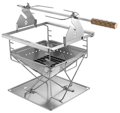 Campingmoon BBQ Rotating Rotisserie Rack