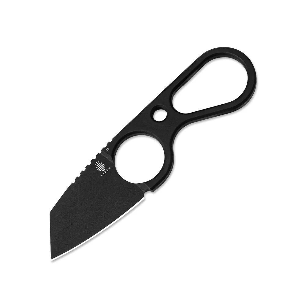 KIZER Bowtie D2 Blade Black 4.43"
