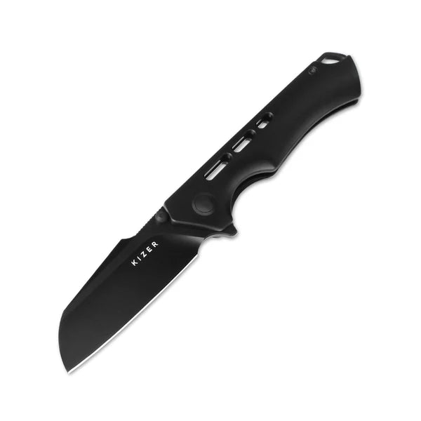 KIZER Crest CPM S35VN Blade Titanium Handle Frame Lock 3.4"