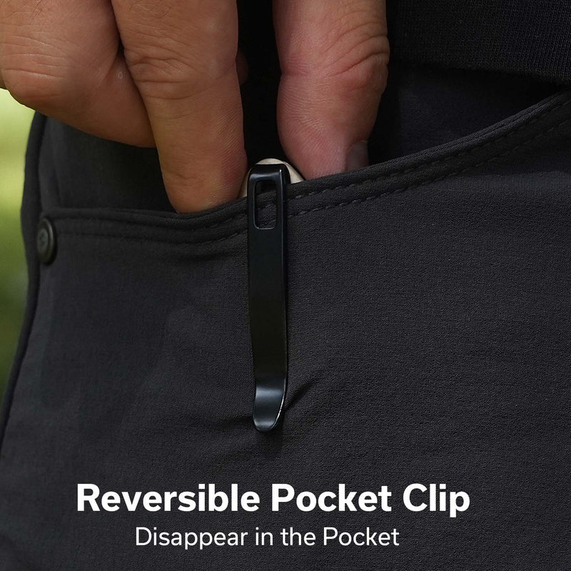 CIVIVI Feager Milled Ivory G10 Handle Damascus Blade 2.98"