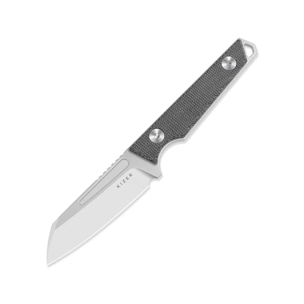 KIZER Phasmids AEB Blade Satin Micarta Handle 2.79