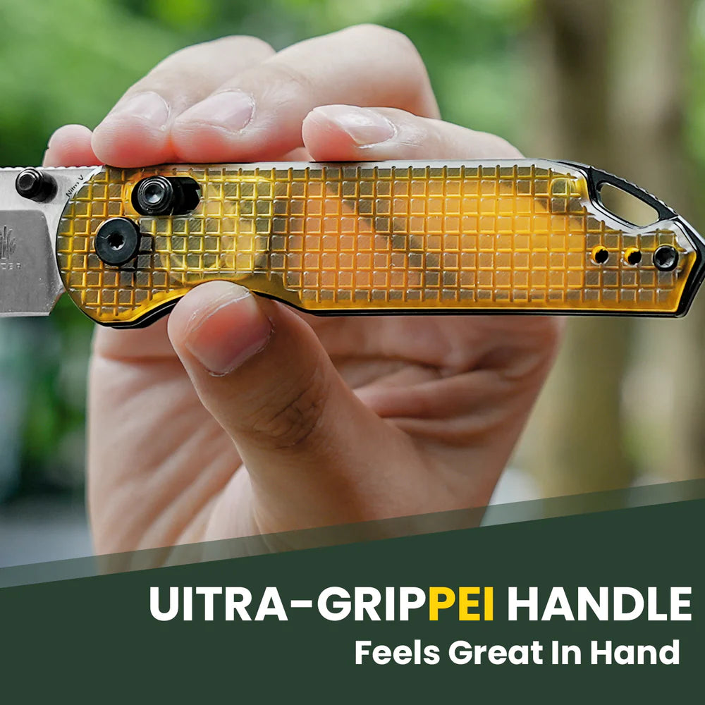 KIZER Assassin NItro-V Blade Satin Pei & Clutch Lock 2.99"