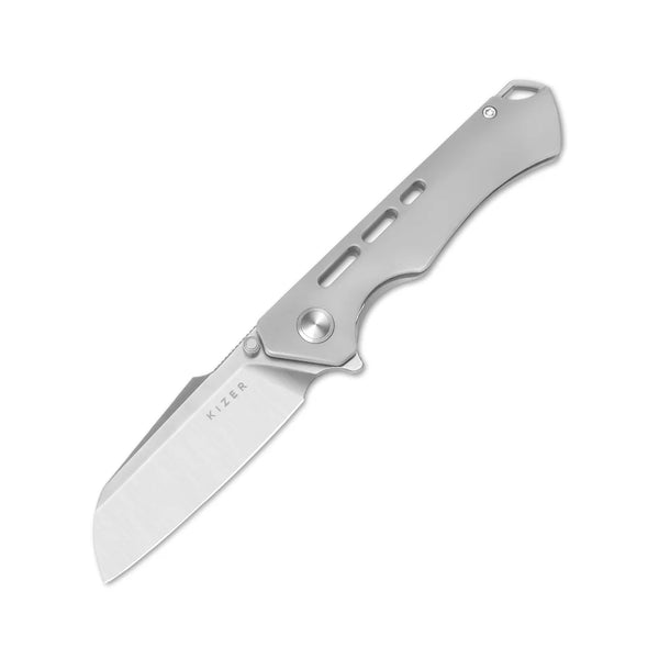 KIZER Crest S35VN Blade Titanium Handle Frame Lock 3.05