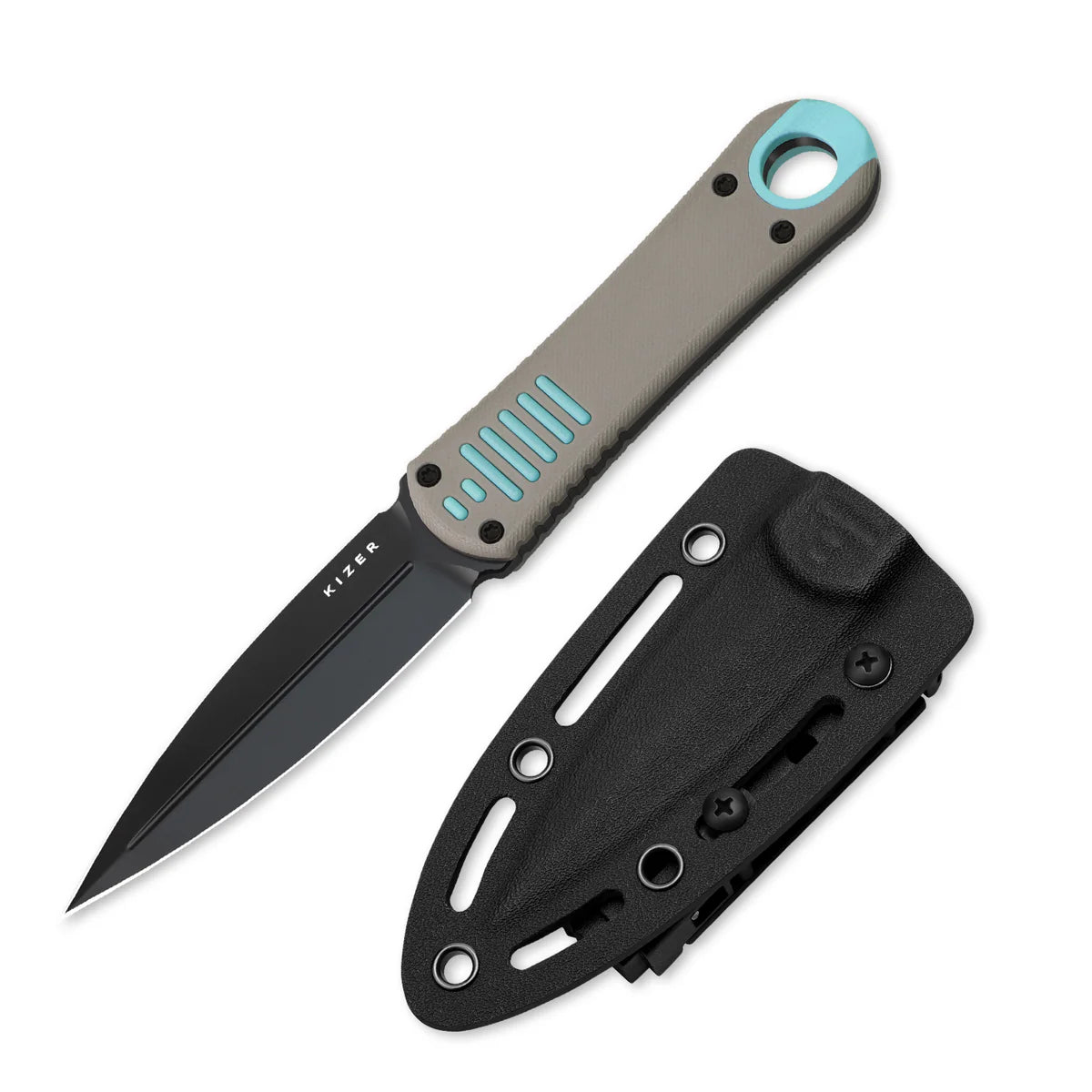 KIZER Hidden Agenda AEB-L Blade G10 Handle 3.50"