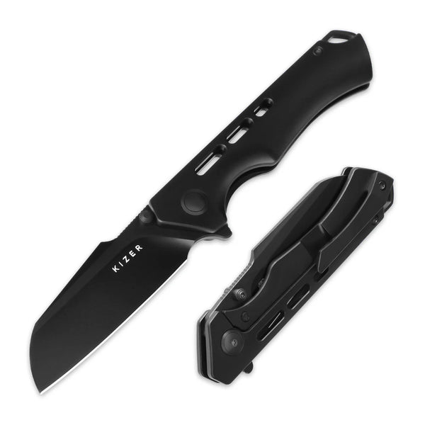 KIZER Crest CPM S35VN Blade Titanium Handle Frame Lock 3.4