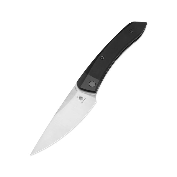 KIZER Momo 154cm Blade Aluminum BK/GY & Steel Liner 4.1