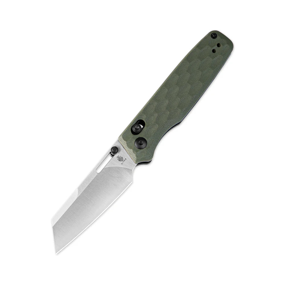 KIZER Task Satin Blade OD G10 & Clutch Lock 3.04"