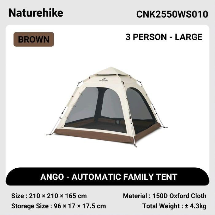 Naturehike Ango Upgraded Automatic Family Tent