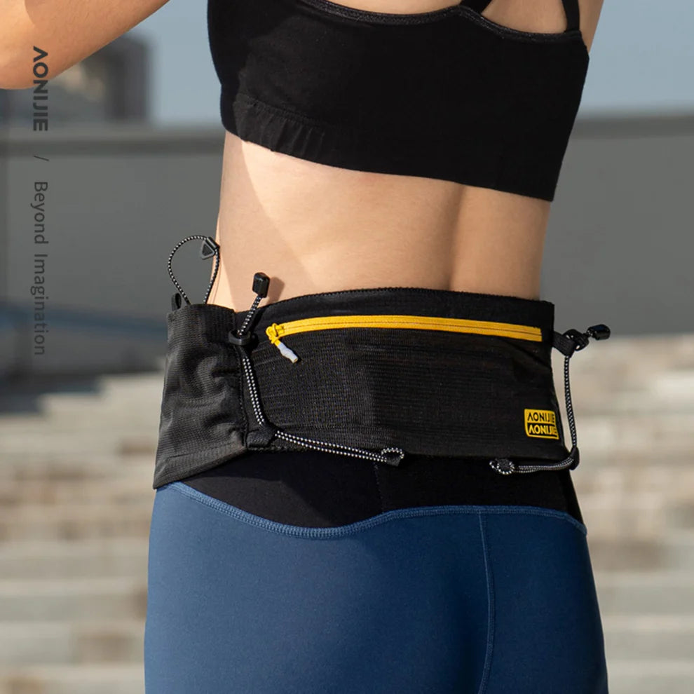 AONIJIE Zipper Design Running Waist Bag - W8122